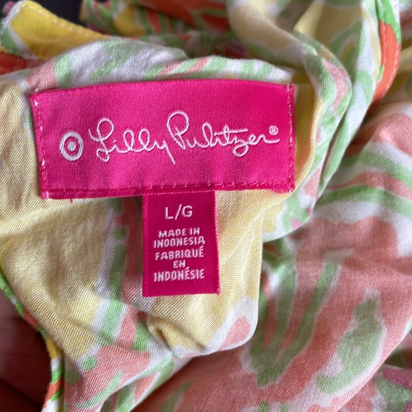 🎉Lilly Pulitzer Colorful Romper! Size L. - Picture 3 of 3